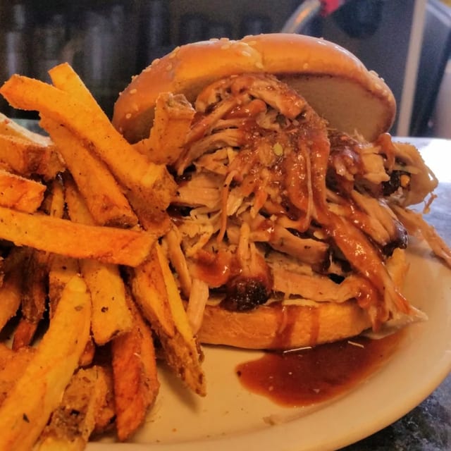 Pulled Pork Sandwich.